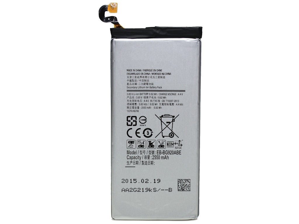 Replacement Battery for Samsung Galaxy S6 (G920), EB-BG920ABE EB-BG920ABA Replacement Battery for Samsung Galaxy S6 (G920), EB-BG920ABE EB-BG920ABA